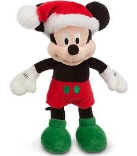 O Natal vermelho Mickey Mouse dos brinquedos do luxuoso de Disney encheu 45cm personalizados