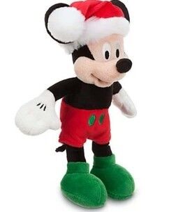 O Natal vermelho Mickey Mouse dos brinquedos do luxuoso de Disney encheu 45cm personalizados