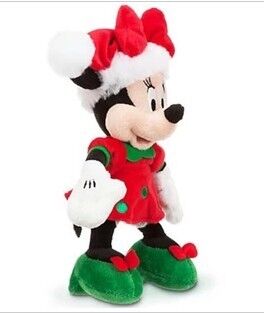O Natal vermelho Mickey Mouse dos brinquedos do luxuoso de Disney encheu 45cm personalizados