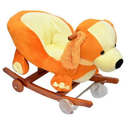 Brinquedos animais do luxuoso da abelha da cadeira de balanço do bebê da forma para o jogo das crianças