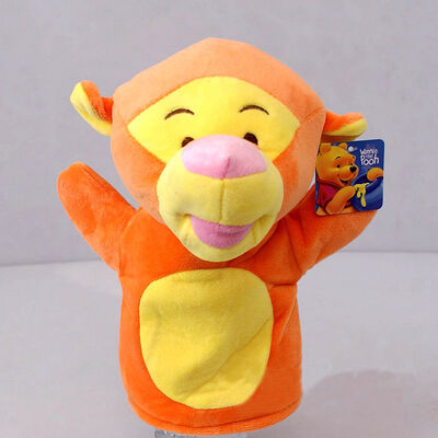 Azul do rosa do amarelo dos fantoches do dedo do luxuoso de Eyore do ponto de Winnie Pooh Tigger