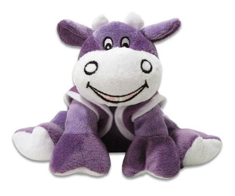 Brinquedos pequenos do luxuoso do bicho de pelúcia roxo da vaca de Milka para crianças das crianças