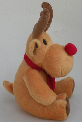 Bicho de pelúcia da rena do Natal da coca-cola do brinquedo do luxuoso dos alces da forma