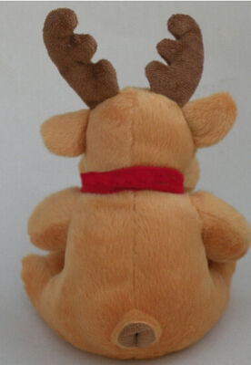 Bicho de pelúcia da rena do Natal da coca-cola do brinquedo do luxuoso dos alces da forma