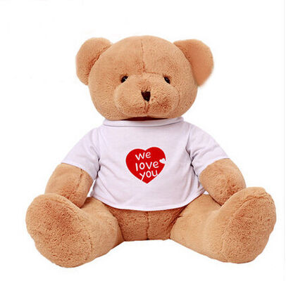 O feriado dos brinquedos do bicho de pelúcia dos presentes 30cm da promoção encheu brinquedos com camisa de T