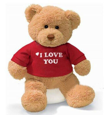O luxuoso personalizado brinca o urso de peluche da família de três Brown com camisa de T