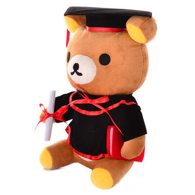 Urso de peluche do doutor Graduação Luxuoso para a celebração 30cm da graduação
