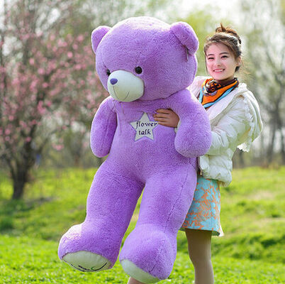 Urso de peluche roxo da grande alfazema enorme 30cm 45cm 60cm 100cm 120cm