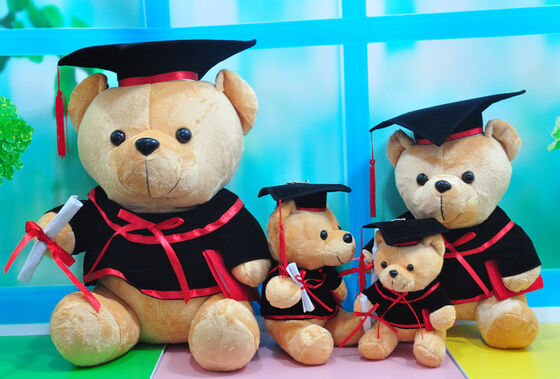 Urso de peluche do doutor Graduação Luxuoso para a celebração 30cm da graduação