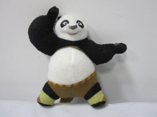Brinquedos enchidos da pose do punho da panda dos brinquedos do luxuoso dos desenhos animados desenhos animados bonitos