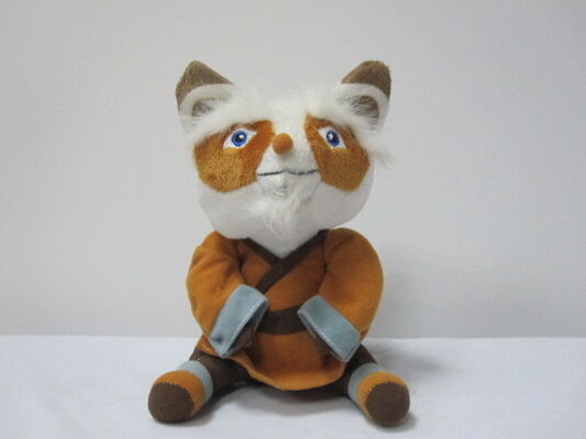 o luxuoso bonito dos desenhos animados de 20cm brinca bichos de pelúcia dos desenhos animados do tigre fêmea da panda de Kungfu