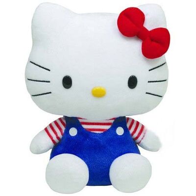 brinquedos enchidos do luxuoso de 20cm Hello Kitty desenhos animados alaranjados bonitos para a coleção