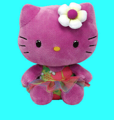 brinquedos enchidos do luxuoso de 20cm Hello Kitty desenhos animados alaranjados bonitos para a coleção