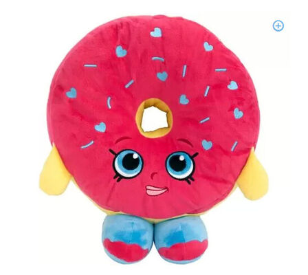 Shopkins classificou os brinquedos ASTM-963 bonito vermelho do luxuoso dos desenhos animados dos caráteres