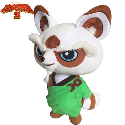 8 o luxuoso enchido Shifu mestre dos desenhos animados da polegada 3 brinca o verde e o branco