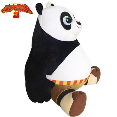 Brinquedos enchidos do luxuoso do Po da panda da pose do assento da panda 3 de Kungfu desenhos animados novos