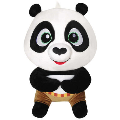 O luxuoso enchido do Po da panda do bebê da panda 3 de Kungfu desenhos animados bonitos brinca 20cm