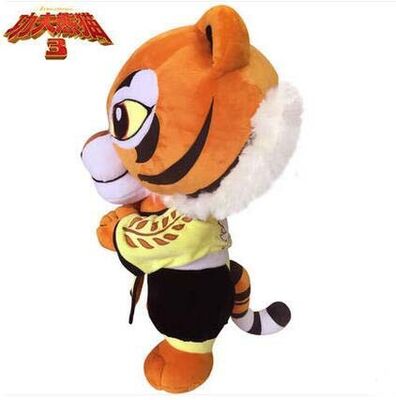 Brinquedos enchidos do luxuoso do tigre fêmea da panda 3 de Kungfu desenhos animados bonitos para presentes da promoção