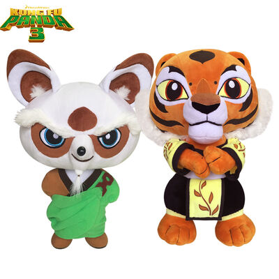Brinquedos enchidos do luxuoso do tigre fêmea da panda 3 de Kungfu desenhos animados bonitos para presentes da promoção