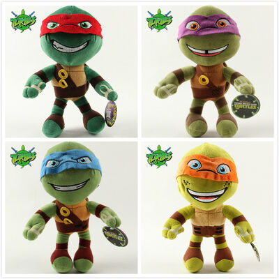 Os desenhos animados adolescentes das tartarugas 2 de Ninja do mutante encheram brinquedos do luxuoso das crianças 12 polegadas