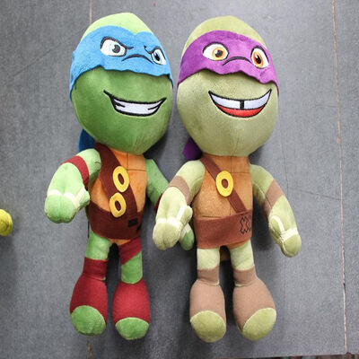 Os desenhos animados adolescentes das tartarugas 2 de Ninja do mutante encheram brinquedos do luxuoso das crianças 12 polegadas