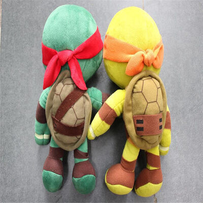 Os desenhos animados adolescentes das tartarugas 2 de Ninja do mutante encheram brinquedos do luxuoso das crianças 12 polegadas