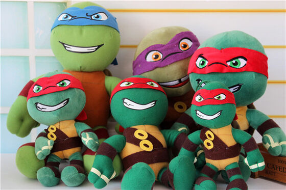 Os desenhos animados adolescentes das tartarugas 2 de Ninja do mutante encheram brinquedos do luxuoso das crianças 12 polegadas