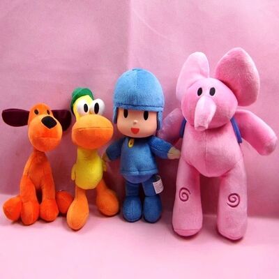 Brinquedos enchidos Pocoyo pequenos bonitos do luxuoso dos desenhos animados para a promoção 20cm