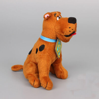 bicho de pelúcia original da pose do assento de Scooby Doo dos brinquedos do luxuoso dos desenhos animados de 8inch Brown