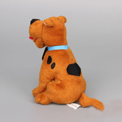 bicho de pelúcia original da pose do assento de Scooby Doo dos brinquedos do luxuoso dos desenhos animados de 8inch Brown