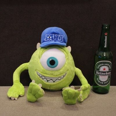 O luxuoso enchido brinca o boneco de acção de Mike Wazowski da universidade dos monstro para a coleção