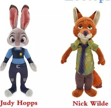 Brown e material macio dos bichos de pelúcia verdes dos brinquedos do luxuoso de Zootopia Disney
