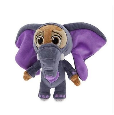 Brown e material macio dos bichos de pelúcia verdes dos brinquedos do luxuoso de Zootopia Disney