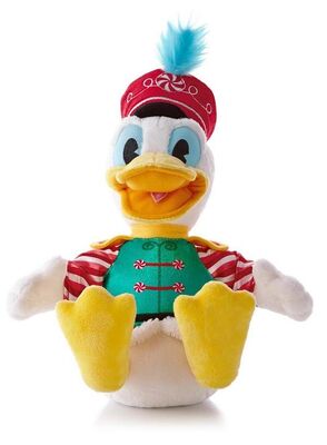 Natal Pato Donald de Disney e margarida para a promoção do feriado