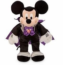 O dia roxo Minnie Mouse de Dia das Bruxas e os brinquedos do luxuoso de Mickey Disney para o festival do partido dos animais de estimação