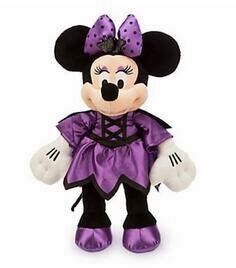 O dia roxo Minnie Mouse de Dia das Bruxas e os brinquedos do luxuoso de Mickey Disney para o festival do partido dos animais de estimação