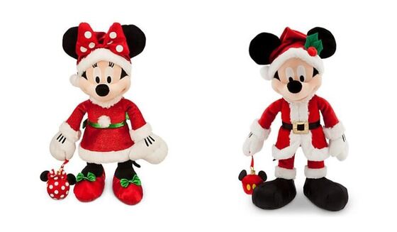 Natal Mickey Mouse da forma e brinquedos do luxuoso de Minnie Mouse Disney 40cm