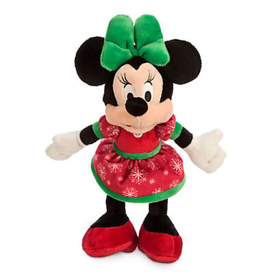 Natal Mickey Mouse e Minnie Mouse de Disney vermelhos e verdes