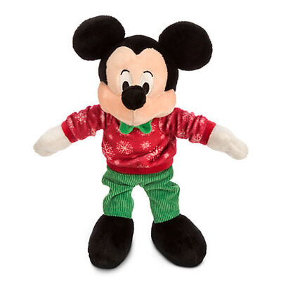 Natal Mickey Mouse e Minnie Mouse de Disney vermelhos e verdes