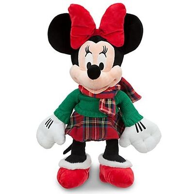 o luxuoso de Disney de 12 polegadas brinca a grande forma de Mickey do Natal da tartã