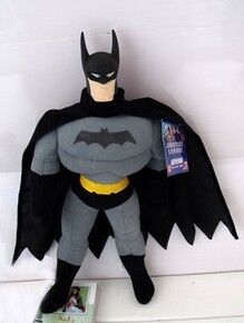 Brinquedos macios enchidos dos desenhos animados de Batman do tamanho da forma luxuoso grande