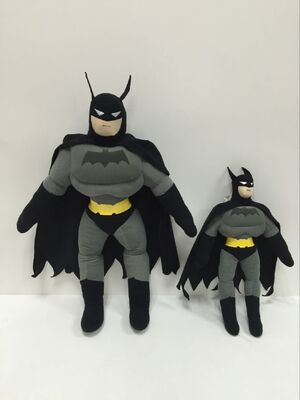 Brinquedos macios enchidos dos desenhos animados de Batman do tamanho da forma luxuoso grande