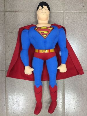 O grande luxuoso dos desenhos animados do superman brinca brinquedos macios enchidos 16 avança/24 avança/36 polegadas