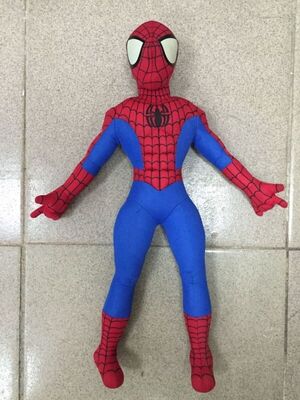 40cm, 60cm, brinquedos macios enchidos dos desenhos animados do homem-aranha do tamanho de 90cm grande luxuoso original bonito