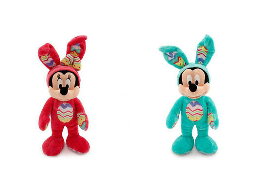 O luxuoso Minnie Mouse e Mickey Mouse da Páscoa, brinquedos macios para o festival comemora