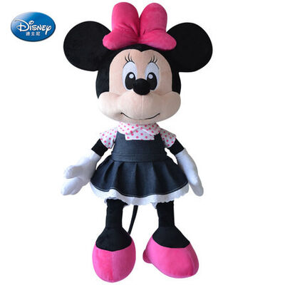O luxuoso preto de Disney brinca Mickey Mouse preto e Minnie Mouse 16 polegadas