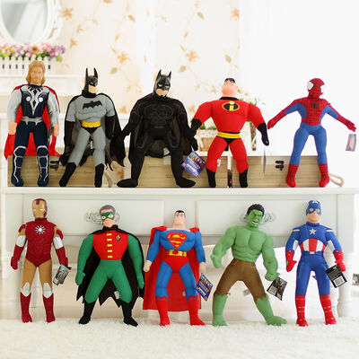 O luxuoso dos desenhos animados EN71 brinca os vingadores de aço da liga de justiça do superman de Batman