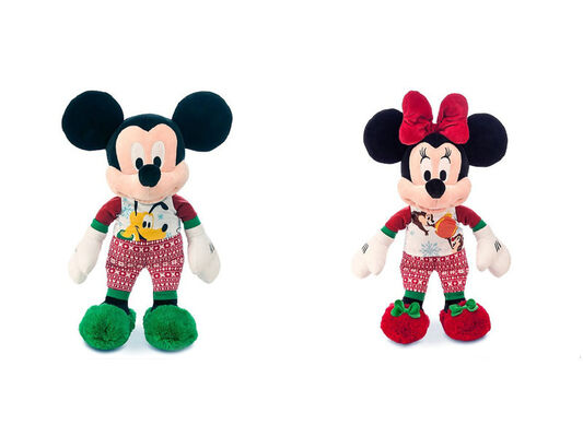 O luxuoso bonito de Disney da forma brinca o Natal Mickey e a altura de Minnie Mouse 40cm