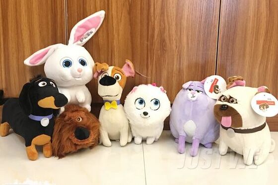 O luxuoso secreto de Disney da vida dos animais de estimação brinca brinquedos enchidos Disney de 6 - 8 polegadas para o festival