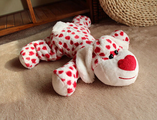 Os brinquedos enchidos bonitos do dia de Valentim/cão animal encheram brinquedos do impulso para a celebração 35cm